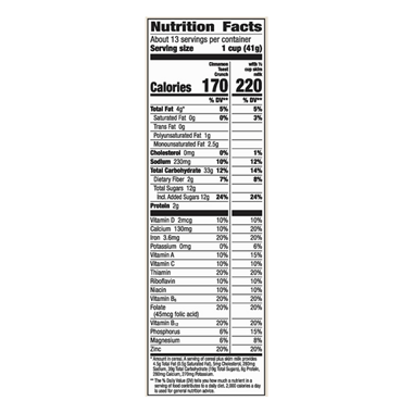 Featured image of post Simple Way to Family Size Cinnamon Toast Crunch Nutrition Label