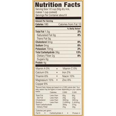 35 Brown Rice Nutrition Label - Labels Design Ideas 2020