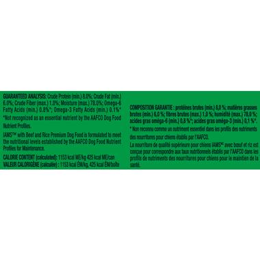 iams proactive health beef and rice