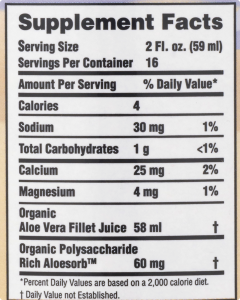 Lily Of The Desert Aloe Vera Gel Dietary Supplement Inner Fillet | Hy-Vee  Aisles Online Grocery Shopping