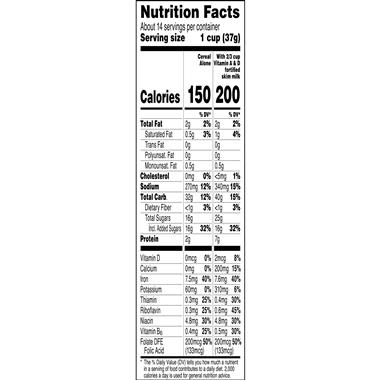 30 Captain Crunch Nutrition Label And Ingredients - Labels Design Ideas ...