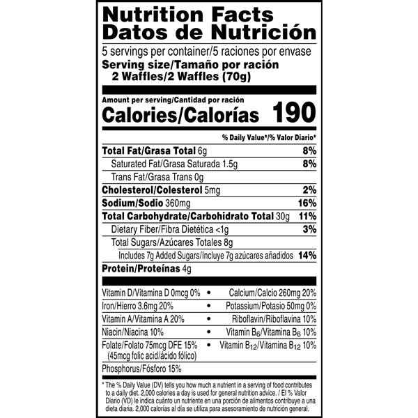 Kellogg S Eggo Waffles Apple Cinnamon 10ct Hy Vee Aisles Online Grocery Shopping