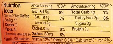 Sabra Hummus Nutrition Label Trovoadasonhos,How To Inject A Turkey With Butter