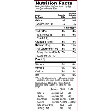 Tgi Fridays Mozzarella Sticks With Marinara Sauce Hy Vee Aisles Online Grocery Shopping