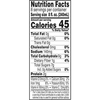 V8 Low Sodium Original Vegetable Juice 