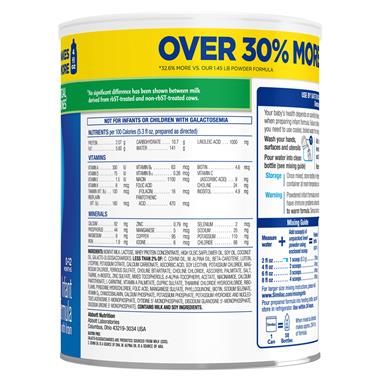 similac advance label