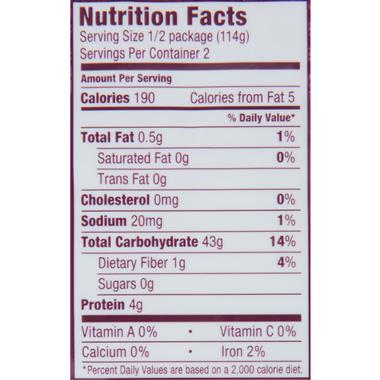 jasmine rice nutrition organic fa water