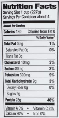 What nutritional value does Chobani yogurt provide?