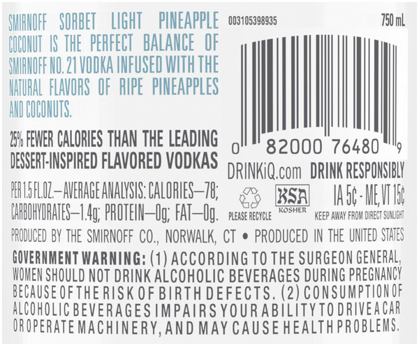 Calories In Smirnoff: The Nutrition Facts That Might Surprise You