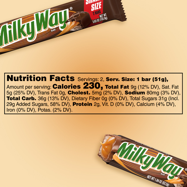 Milky Way Bars - 2 CT | Hy-Vee Aisles Online Grocery Shopping