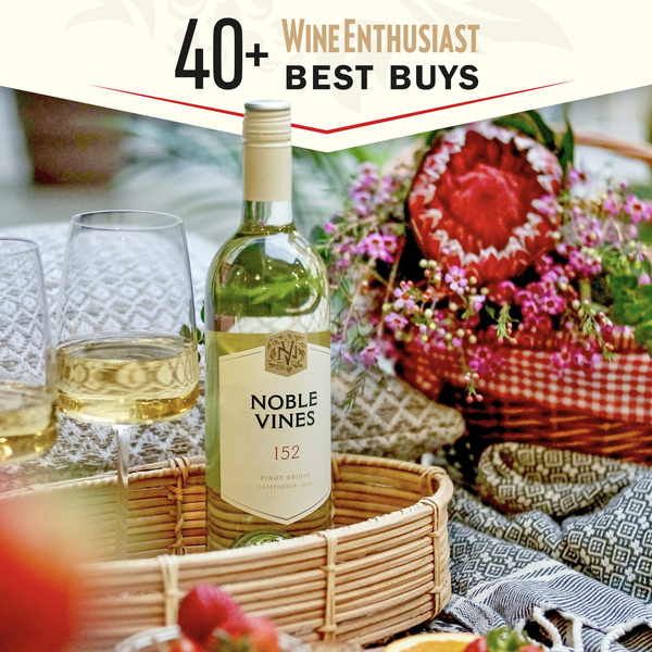 Noble Vines 152 Pinot Grigio White Wine, Monterey County, CA