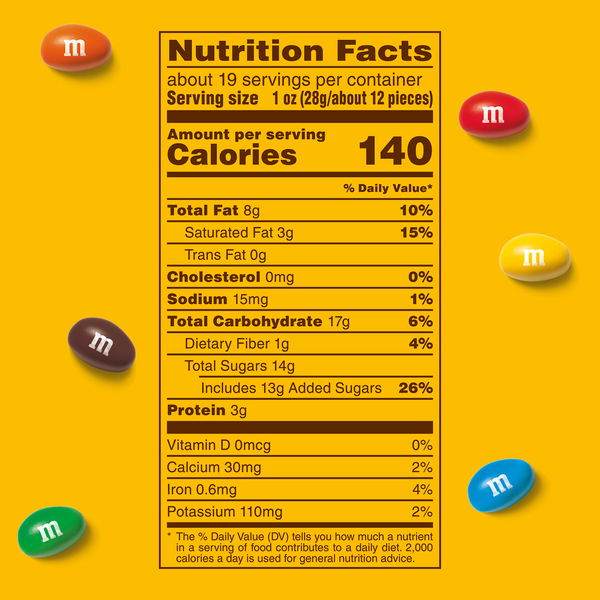M&M's Peanut M&M's Fun Size: Calories, Nutrition Analysis & More