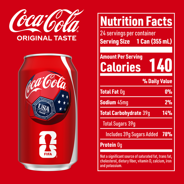 Coca-Cola Soda Soft Drink Cans, 12 fl oz, 24 Pack | Hy-Vee Aisles