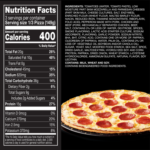 Red Baron Frozen Pizza Thin & Crispy, Pepperoni | Hy-Vee Aisles