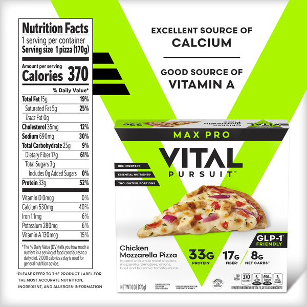 glp-1 complete vital nutrients Pursuit Garlic Herb Grilled Chicken Bowl High Protein Friendly Frozen Meal Introducing the new GLP-1 Complete,