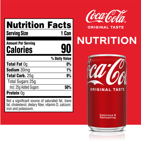  Coca-Cola Mini-Cans, 7.5 fl oz (Pack of 24) : Grocery