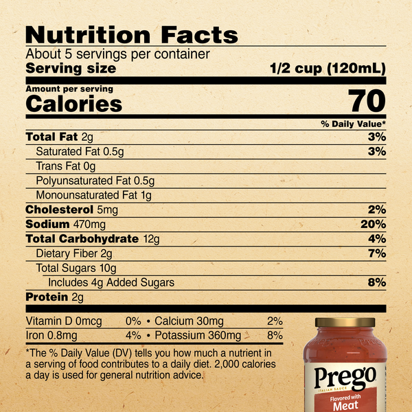 Prego Fresh Mushrooms Pasta Sauce 1.75 L - Campbell Company of Canada