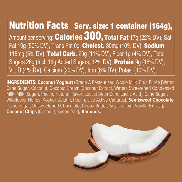 Noosa Coconut Almond Chocolate Mix-ins, 5.8 oz | Hy-Vee Aisles