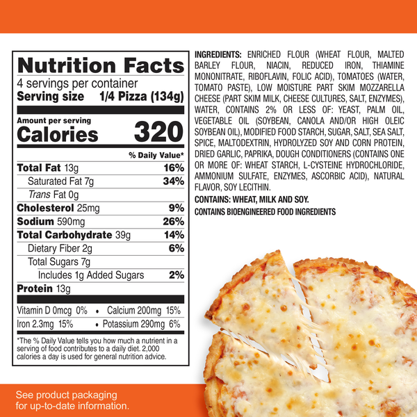 Tony's Pizzeria Style Crust Cheese Frozen Pizza | Hy-Vee Aisles