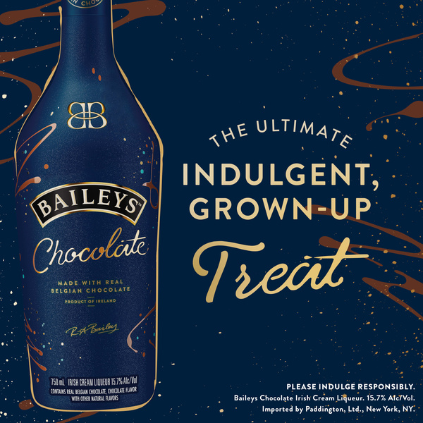 Baileys Chocolate Irish Cream Liqueur, 750 mL | Hy-Vee Aisles